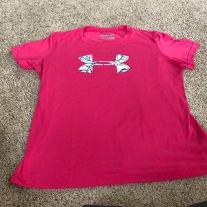 Under Armour pink girls shirt